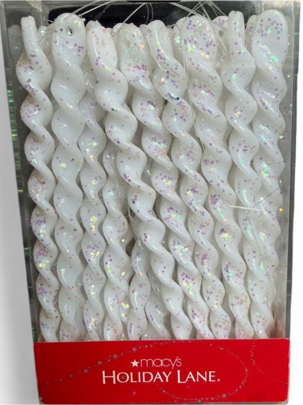 Vintage Holiday Lane for Macy's Acrylic Icicle Set 40PCS